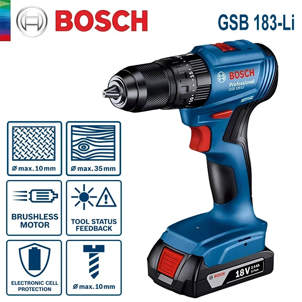 Bosch GSB183-LI 18V Cordless I - Power Tools Electrical review and price